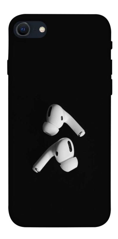 Чехол itsPrint Stay tuned для Apple iPhone SE (2020), black, купить оптом с доставкой