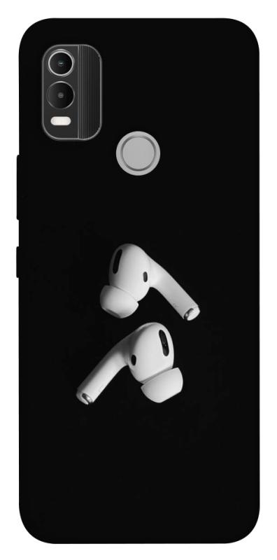 Чехол itsPrint Stay tuned для Nokia C21 Plus, black, купить оптом с доставкой