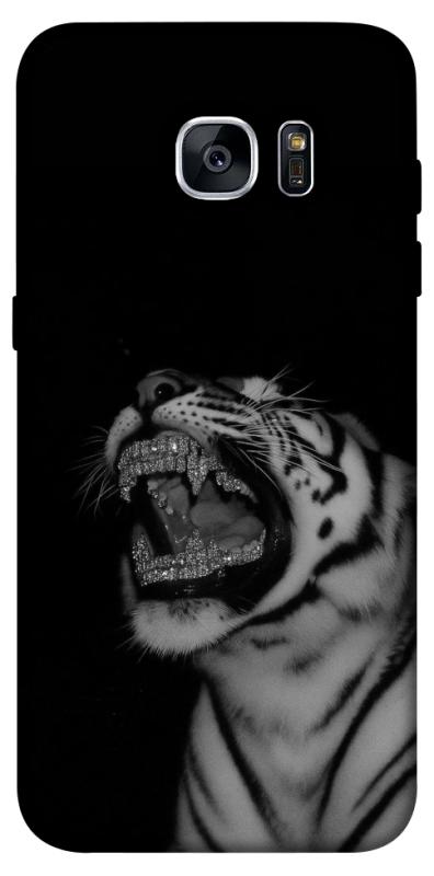 Чехол itsPrint Black tiger для Samsung G935F Galaxy S7 Edge, black, купить оптом с доставкой