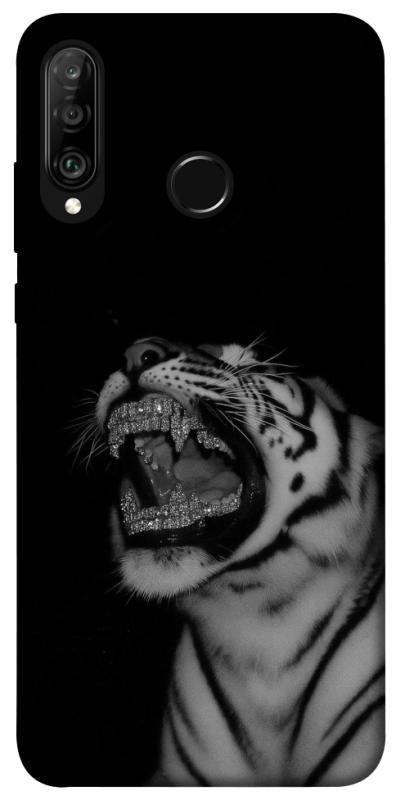 Чохол itsPrint Black tiger для Huawei P30 lite, black, купити оптом з доставкою