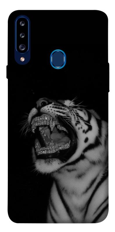 Чохол itsPrint Black tiger для Samsung Galaxy A20s, black, купити оптом з доставкою