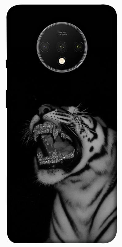 Чехол itsPrint Black tiger для OnePlus 7T, black, купить оптом с доставкой