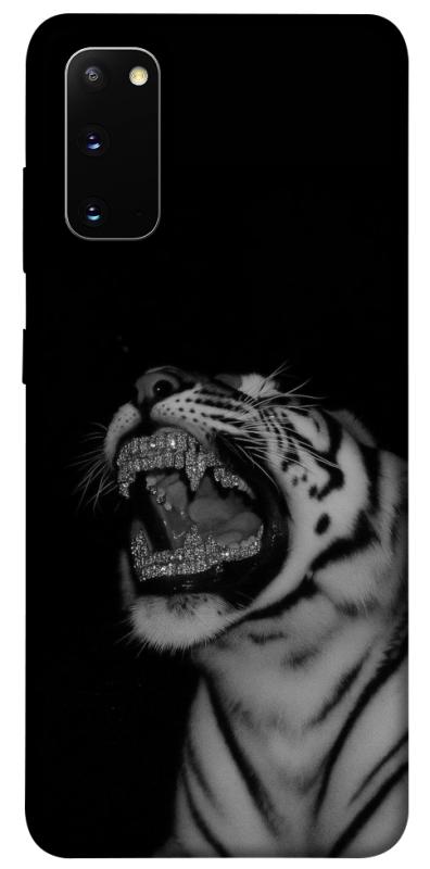 Чехол itsPrint Black tiger для Samsung Galaxy S20, black, купить оптом с доставкой