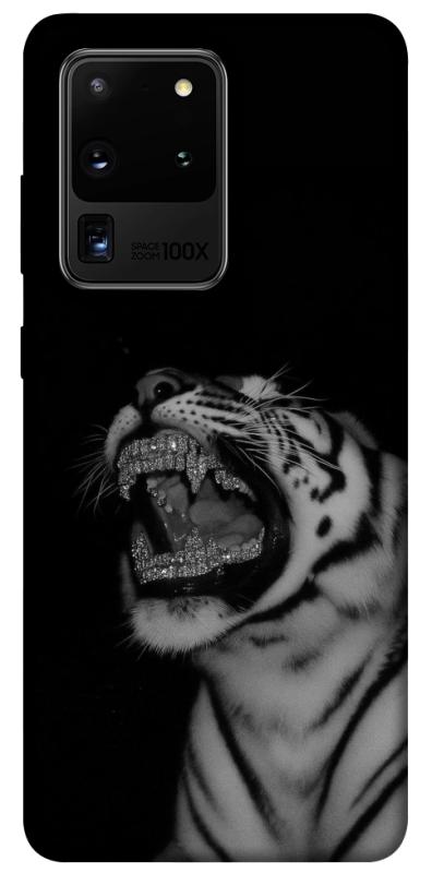 Чехол itsPrint Black tiger для Samsung Galaxy S20 Ultra, black, купить оптом с доставкой
