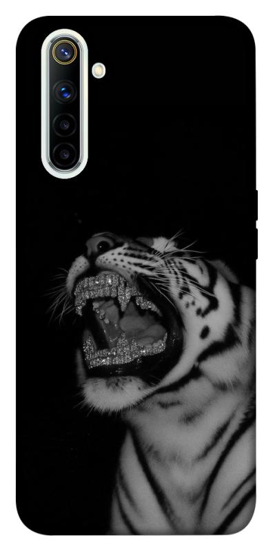 Чохол itsPrint Black tiger для Realme 6, black, купити оптом з доставкою