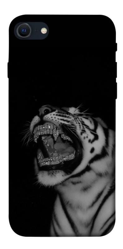 Чехол itsPrint Black tiger для Apple iPhone SE (2020), black, купить оптом с доставкой