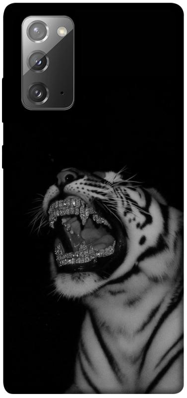 Чохол itsPrint Black tiger для Samsung Galaxy Note 20, black, купити оптом з доставкою