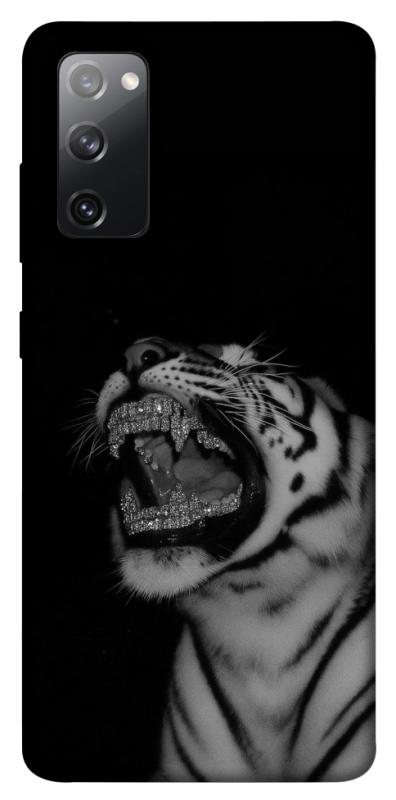 Чехол itsPrint Black tiger для Samsung Galaxy S20 FE, black, купить оптом с доставкой