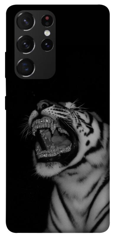 Чехол itsPrint Black tiger для Samsung Galaxy S21 Ultra, black, купить оптом с доставкой