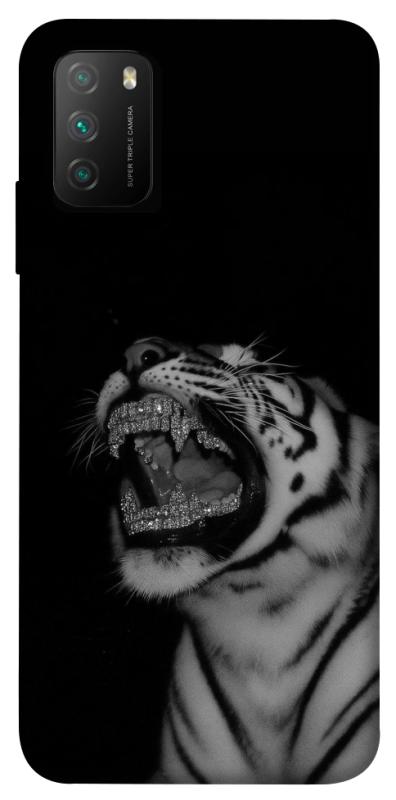 Чехол itsPrint Black tiger для Xiaomi Poco M3, black, купить оптом с доставкой