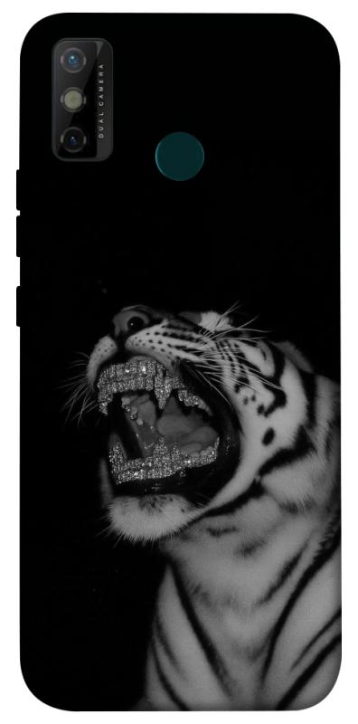 Чохол itsPrint Black tiger для TECNO Spark 6 Go, black, купити оптом з доставкою