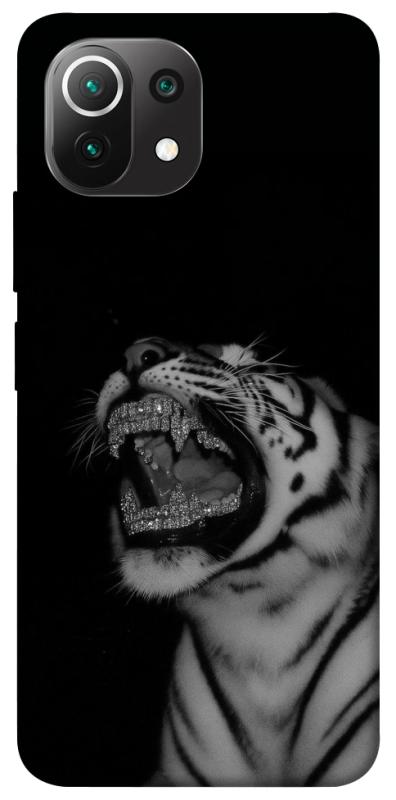 Чехол itsPrint Black tiger для Xiaomi Mi 11 Lite, black, купить оптом с доставкой