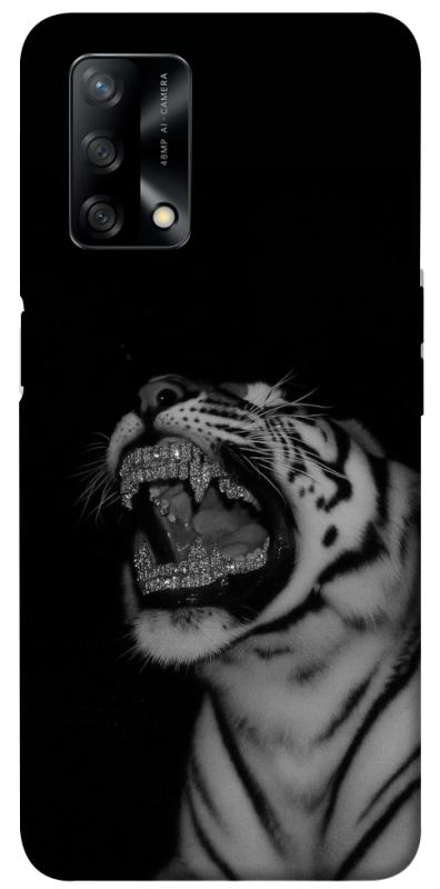Чохол itsPrint Black tiger для Oppo A74 4G, black, купити оптом з доставкою