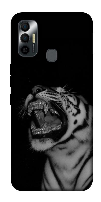 Чохол itsPrint Black tiger для TECNO Spark 7, black, купити оптом з доставкою