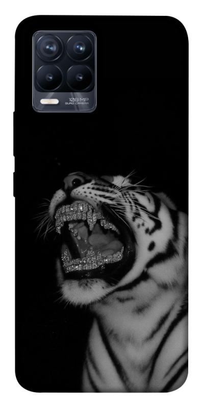Чохол itsPrint Black tiger для Realme 8, black, купити оптом з доставкою