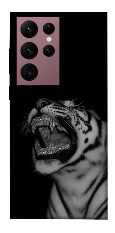 Чехол itsPrint Black tiger для Samsung Galaxy S22 Ultra, black, купить оптом с доставкой