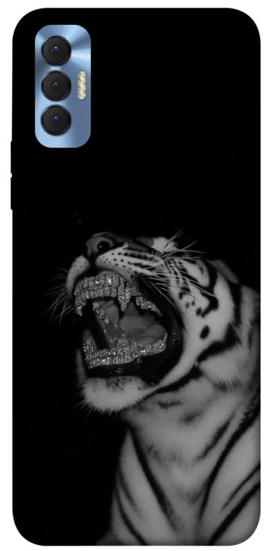 Чохол itsPrint Black tiger для TECNO Spark 8P, black, купити оптом з доставкою
