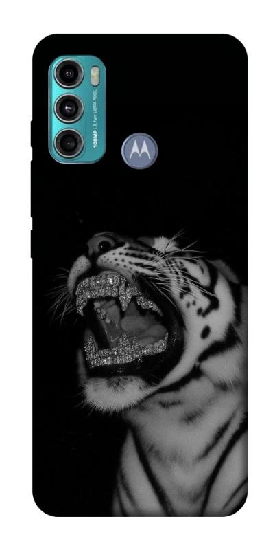 Чехол itsPrint Black tiger для Motorola Moto G60, black, купить оптом с доставкой