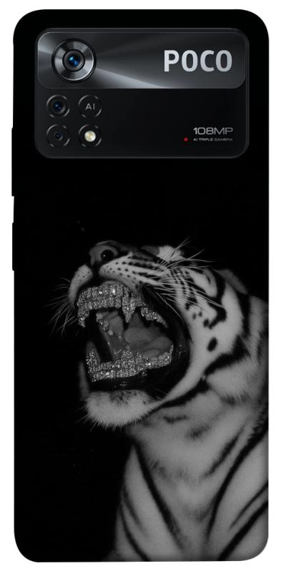 Чехол itsPrint Black tiger для Xiaomi Poco X4 Pro 5G, black, купить оптом с доставкой