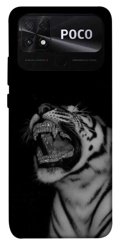 Чохол itsPrint Black tiger для Xiaomi Poco C40, black, купити оптом з доставкою