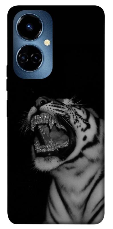 Чохол itsPrint Black tiger для TECNO Camon 19 (CI6n) / 19 Pro (CI8n), black, купити оптом з доставкою