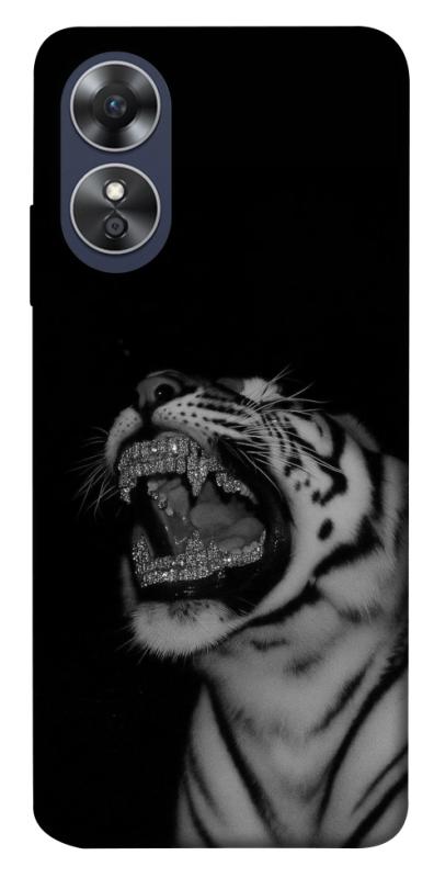 Чехол itsPrint Black tiger для Oppo A17, black, купить оптом с доставкой