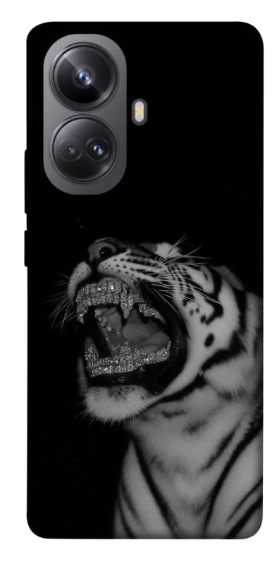 Чохол itsPrint Black tiger для Realme 10 Pro+, black, купити оптом з доставкою