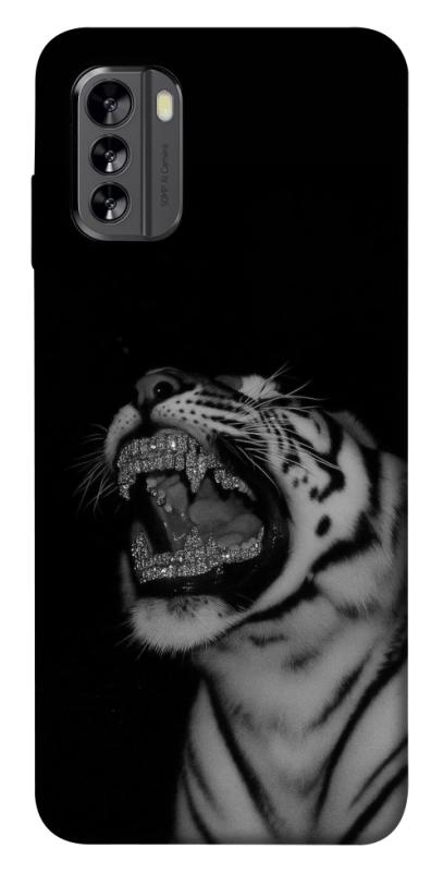 Чохол itsPrint Black tiger для Nokia G60, black, купити оптом з доставкою