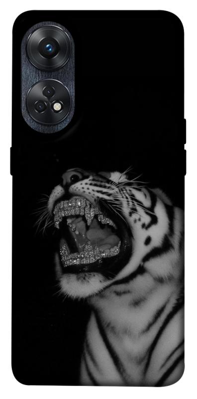 Чохол itsPrint Black tiger для Oppo Reno 8 T 4G, black, купити оптом з доставкою