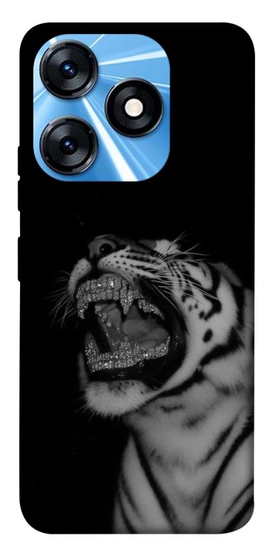 Чохол itsPrint Black tiger для TECNO Spark 10 Pro, black, купити оптом з доставкою
