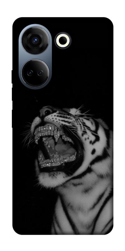 Чохол itsPrint Black tiger для TECNO Camon 20 Pro (CK7n), black, купити оптом з доставкою