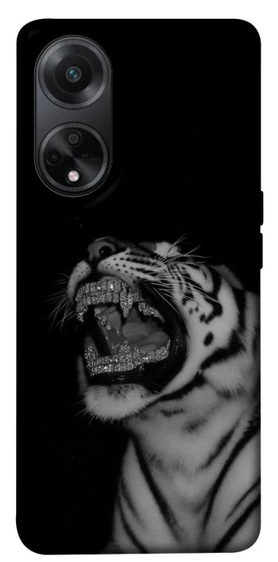 Чехол itsPrint Black tiger для Oppo A98, black, купить оптом с доставкой