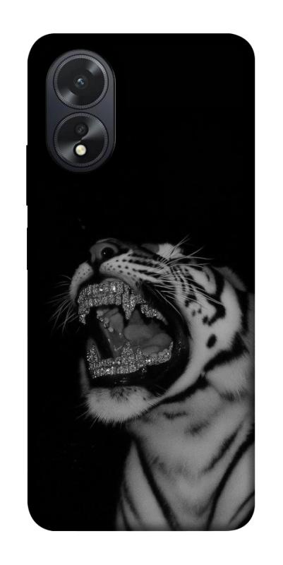 Чехол itsPrint Black tiger для Oppo A38, black, купить оптом с доставкой