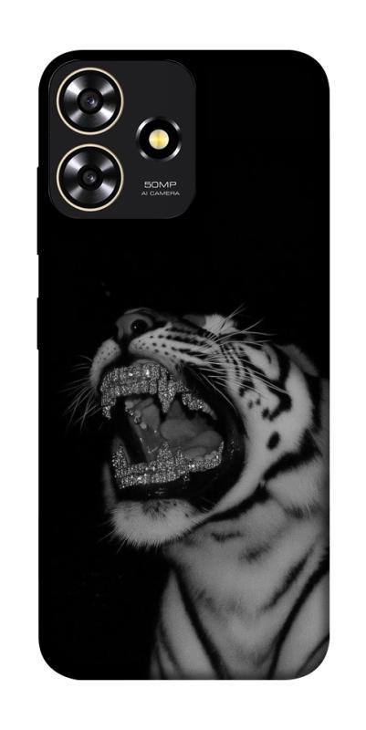Чехол itsPrint Black tiger для ZTE Blade A73 4G, black, купить оптом с доставкой