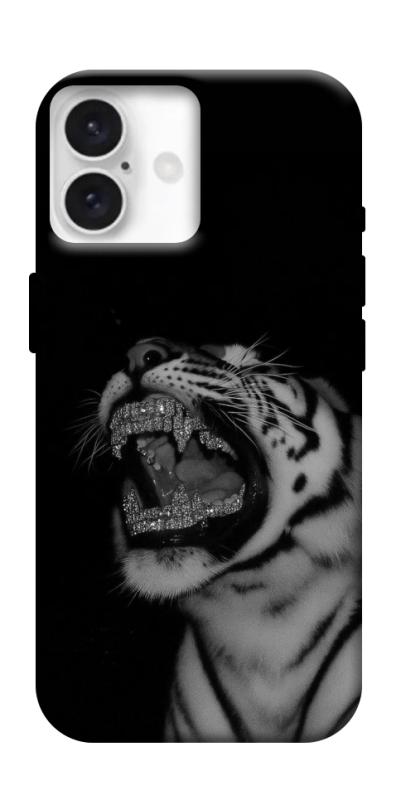 Чохол itsPrint Black tiger для Apple iPhone 16 (6.1"), black, купити оптом з доставкою