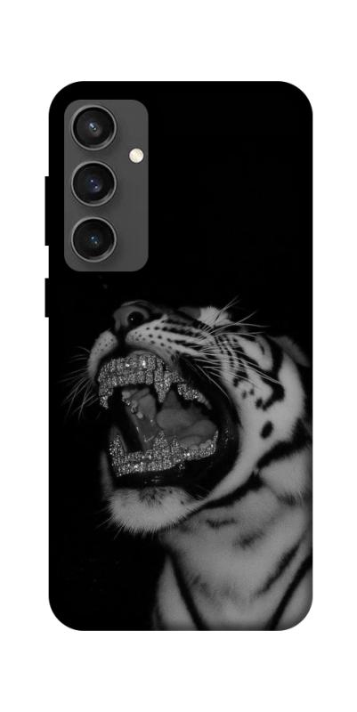 Чехол itsPrint Black tiger для Samsung Galaxy S24 FE, black, купить оптом с доставкой