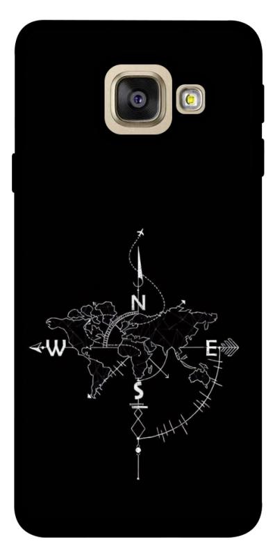 Чехол itsPrint Compass для Samsung A520 Galaxy A5 (2017), black, купить оптом с доставкой