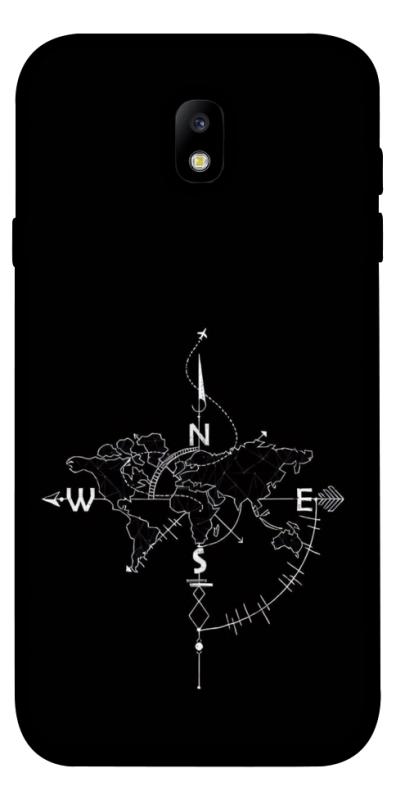 Чохол itsPrint Compass для Samsung J730 Galaxy J7 (2017), black, купити оптом з доставкою