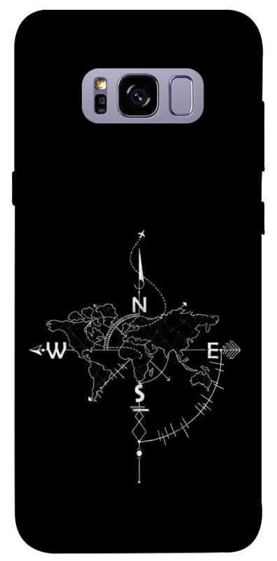 Чохол itsPrint Compass для Samsung G955 Galaxy S8 Plus, black, купити оптом з доставкою