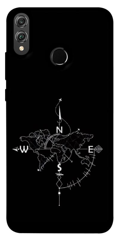 Чохол itsPrint Compass для Huawei Honor 8X, black, купити оптом з доставкою