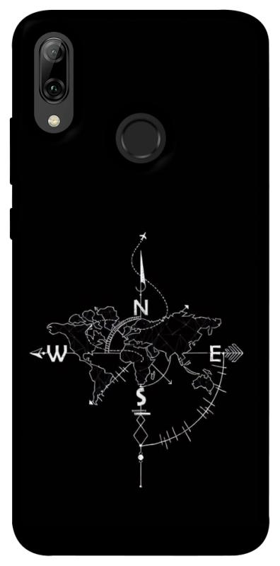 Чохол itsPrint Compass для Huawei P Smart (2019), black, купити оптом з доставкою