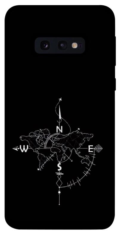 Чохол itsPrint Compass для Samsung Galaxy S10e, black, купити оптом з доставкою