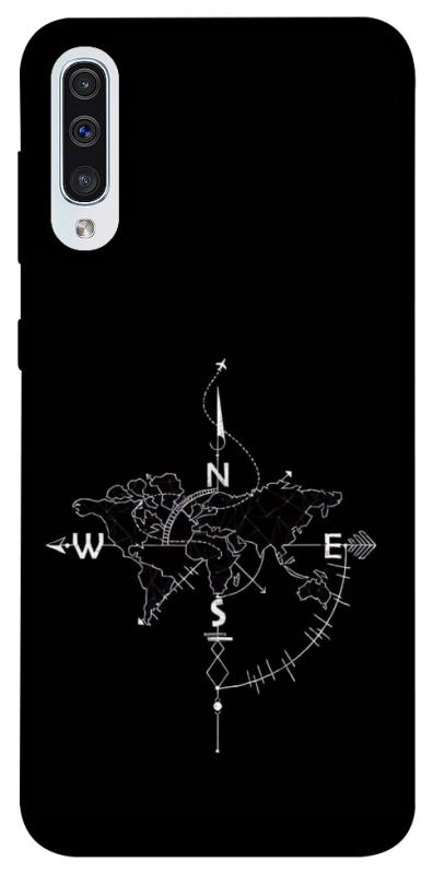 Чехол itsPrint Compass для Samsung Galaxy A50 (A505F) / A50s / A30s, black, купить оптом с доставкой