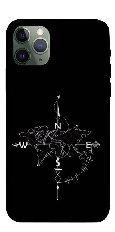 Чохол itsPrint Compass для Apple iPhone 11 Pro (5.8"), black, купити оптом з доставкою