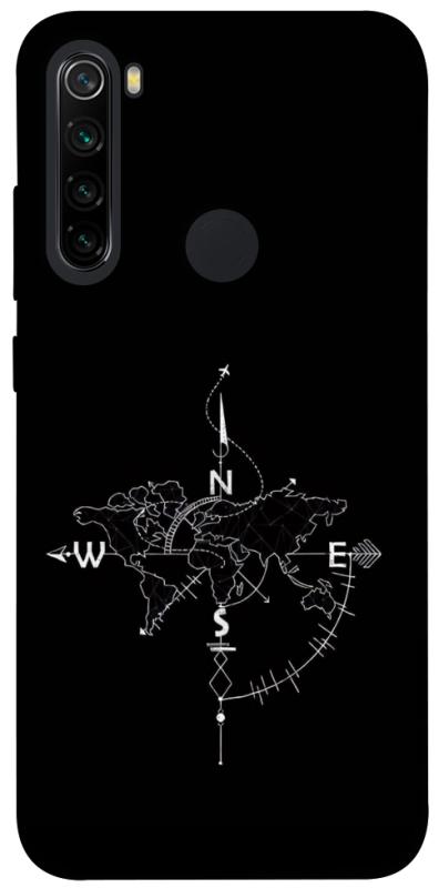 Чохол itsPrint Compass для Xiaomi Redmi Note 8, black, купити оптом з доставкою