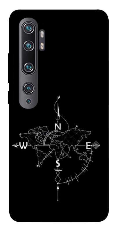 Чохол itsPrint Compass для Xiaomi Mi Note 10 / Note 10 Pro / Mi CC9 Pro, black, купити оптом з доставкою