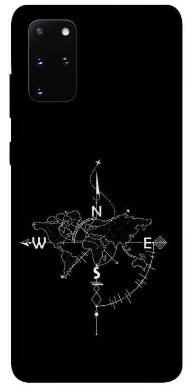 Чехол itsPrint Compass для Samsung Galaxy S20+, black, купить оптом с доставкой