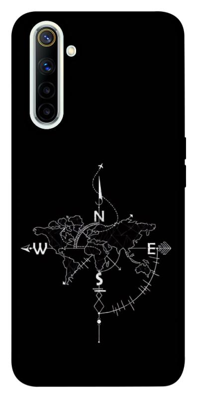 Чохол itsPrint Compass для Realme 6, black, купити оптом з доставкою