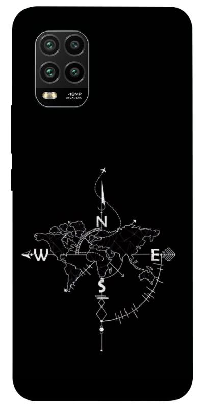 Чехол itsPrint Compass для Xiaomi Mi 10 Lite, black, купить оптом с доставкой