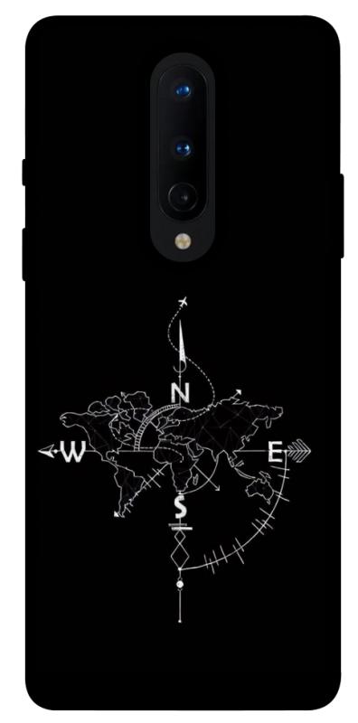 Чохол itsPrint Compass для OnePlus 8, black, купити оптом з доставкою